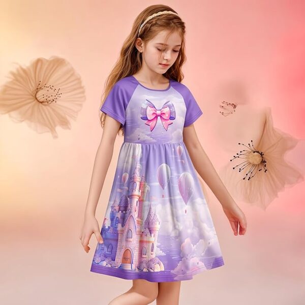 Girls Nightgowns Princess Dress Pajamas