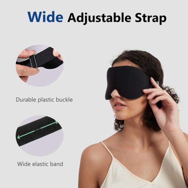 Soft 3D Blackout Eye Mask for Sleeping - Image 2