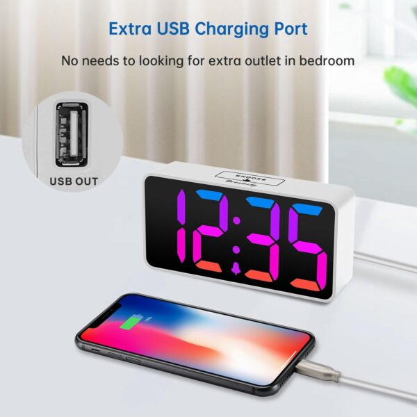 DreamSky Small Digital Alarm Clock for Bederoom - Image 2