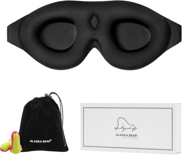 Soft 3D Blackout Eye Mask for Sleeping