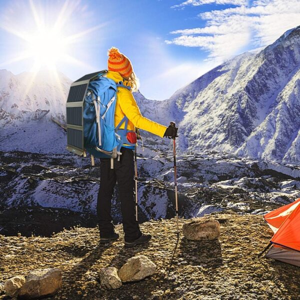 Portable Foldable Solar Charger for Camping - Image 3