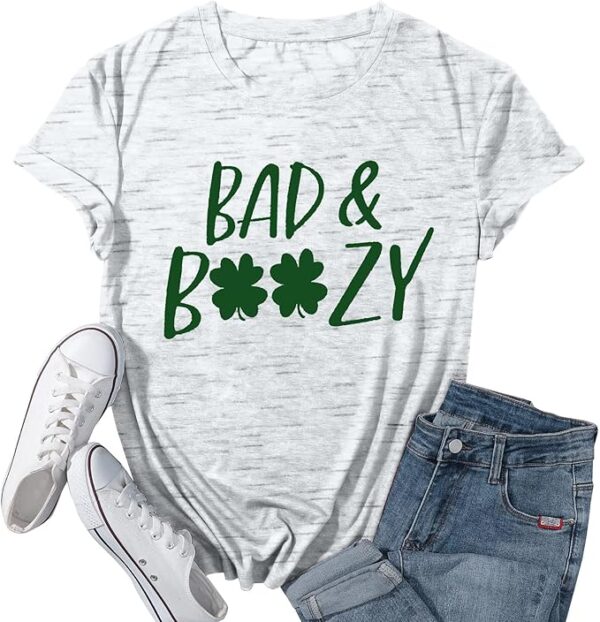 Women Day Shirt Bad and Boozy