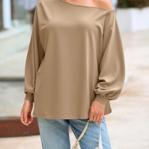 Oversized Off The Shoulder Tops