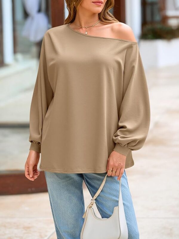 Oversized Off The Shoulder Tops